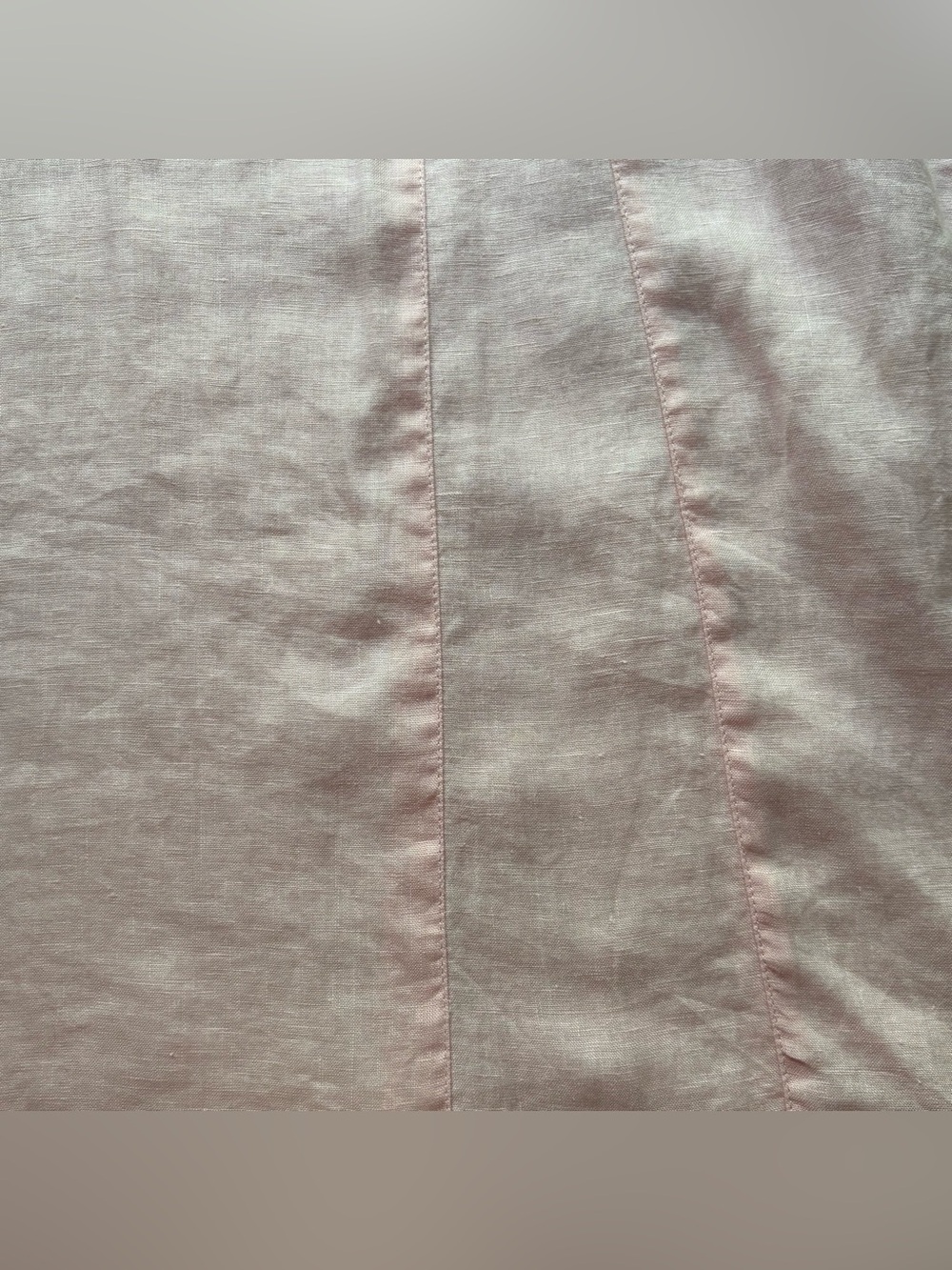 J. Jill Love Linen Light Pink Sleeveless Shift Dress Summer Vacation Size Small - Picture 11 of 11